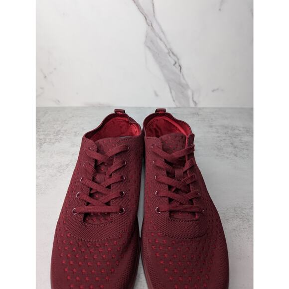 SUAVS The Zilker Lace-Up Sneaker Vino Maroon Unisex M10/W12 - Picture 6 of 11